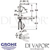 Grohe Essence Single-Lever Sink Mixer Kitchen Tap Dimensions